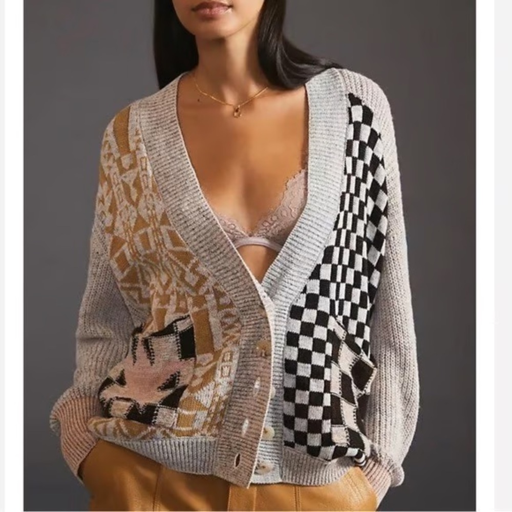Pilcro Chunky Knit Cardigan